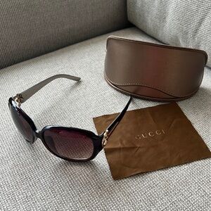 Gucci GG3117 Horsebit Sunglasses Authentic